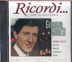CD GIORGIO GABER - RICORDI